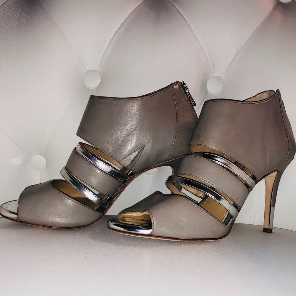 ANTONIO MELANI OPEN TOE HEELS